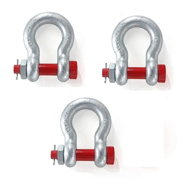 Custom Edelstahl Typ M4 4mm D Dee Ring Shackle Bügelschelle