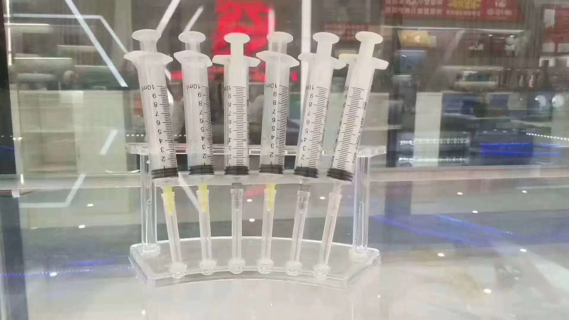Disposable Medical Plastic Luer Lock Syringe with Needle