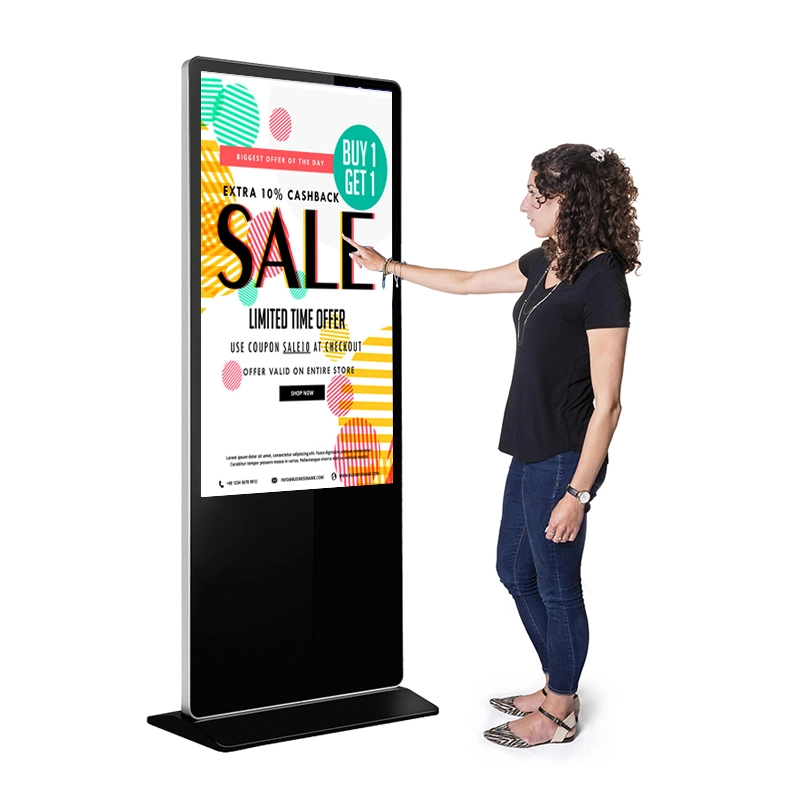 43 Inch Android Video Player Kiosk LCD Totem Touch Screen Digital Signage Advertising Display