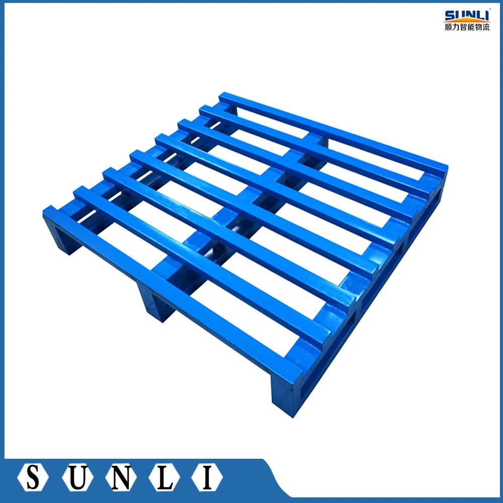 1500kg 2 Way 1200X1200X130mm Heavy Duty Metal Pallet for Warehouse Storage