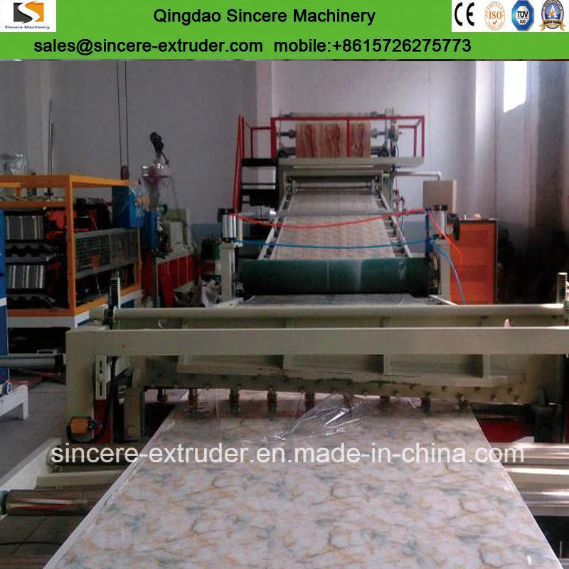 PVC Iaminated Marble Stone Sheet Extruder Production Line