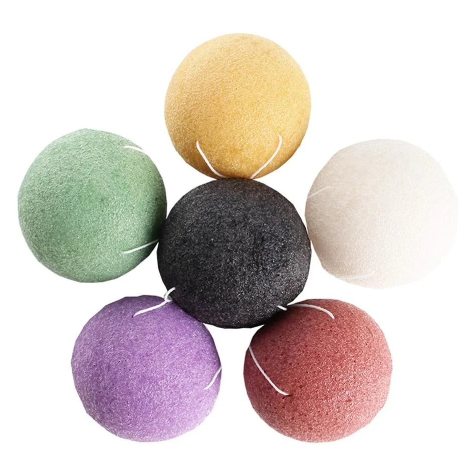 Wz Natural Tear Drop Shape Facial Cleansing Konjac Sponge