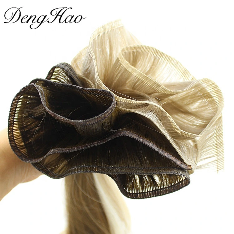 Wholesale Hot Sell 100% Brazilian Remy Russian Hair 8-28inch No Shedding All Color Flat Weft