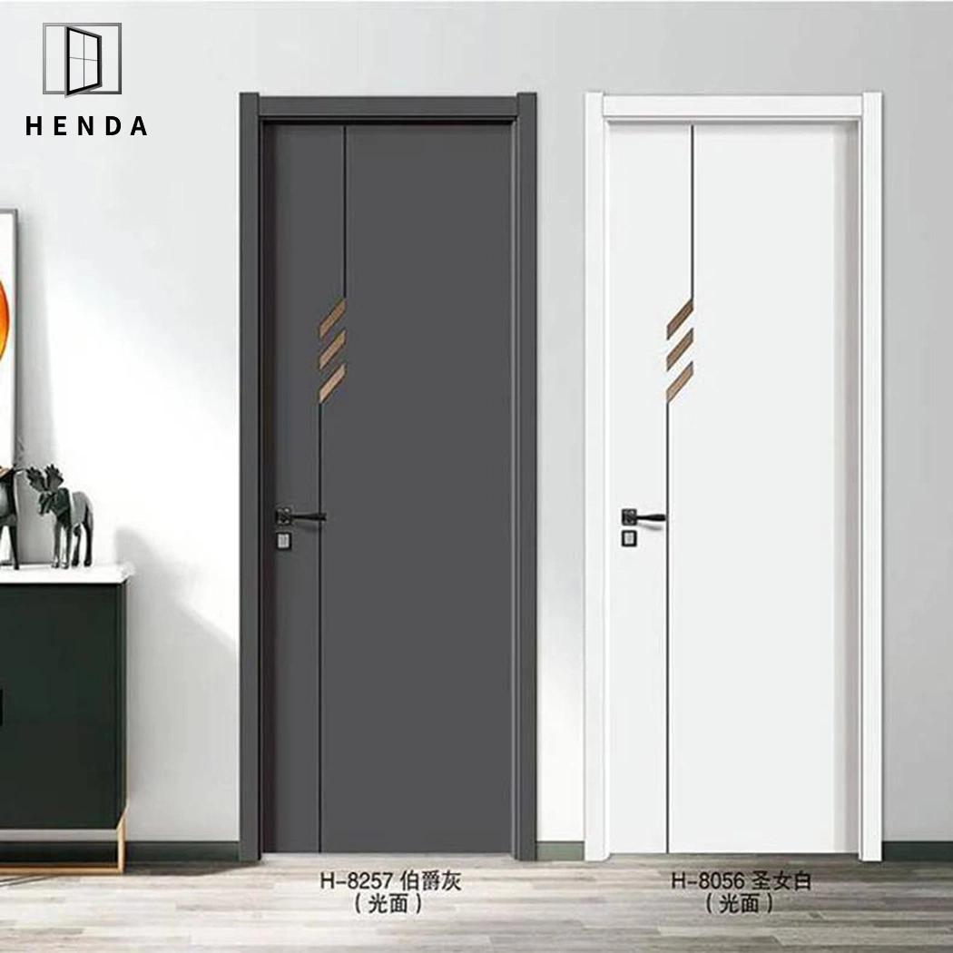 European Standard Wooden Doors Interior Modern Fire Rated 60 Minutes Fireproof Wood Door