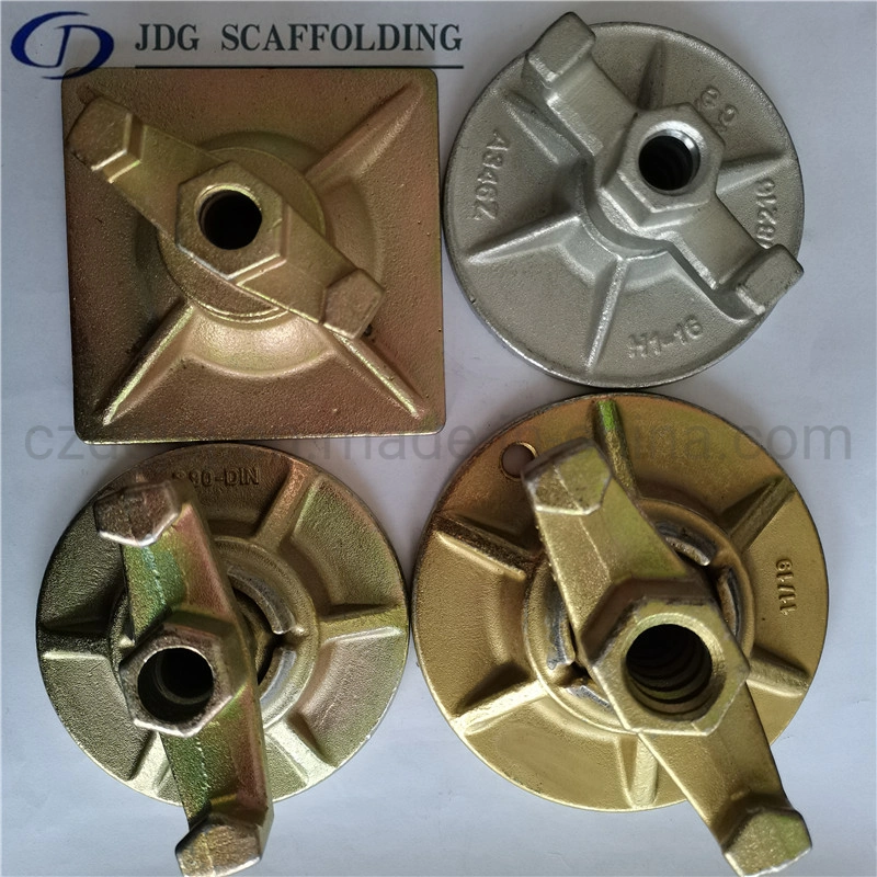 Formwork Accessories Swivel Wing Nut Plate/Three Wing Nut Plate/Two Wing Nut Plate and Anchor Nut Plate for Tie Rod