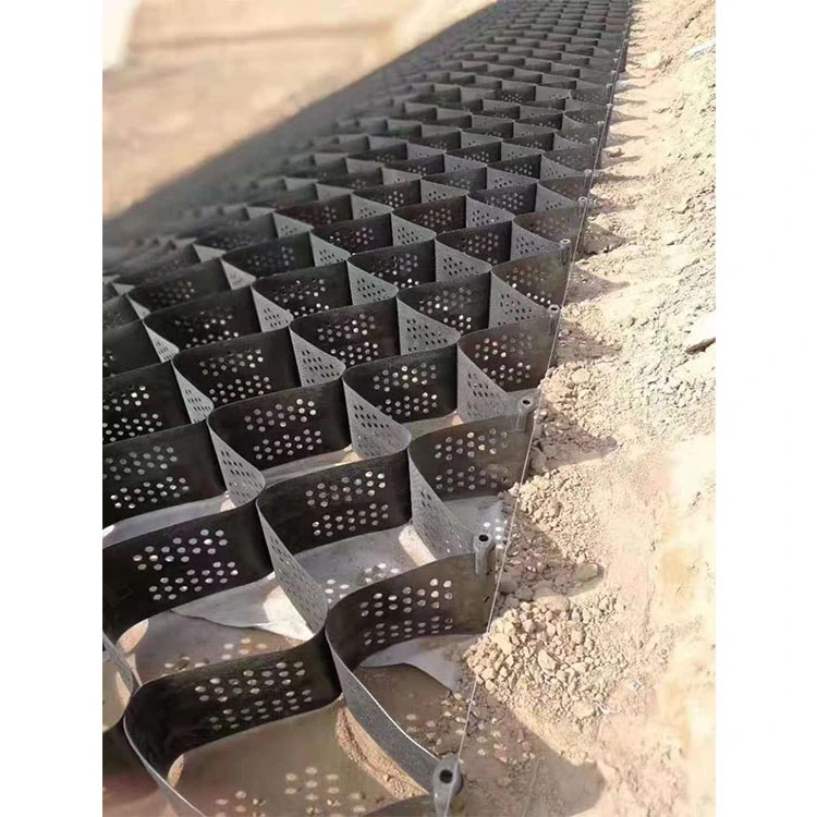 Slope Protection Geocell Plastic Geocell for Retaining Wall HDPE Road Geocell