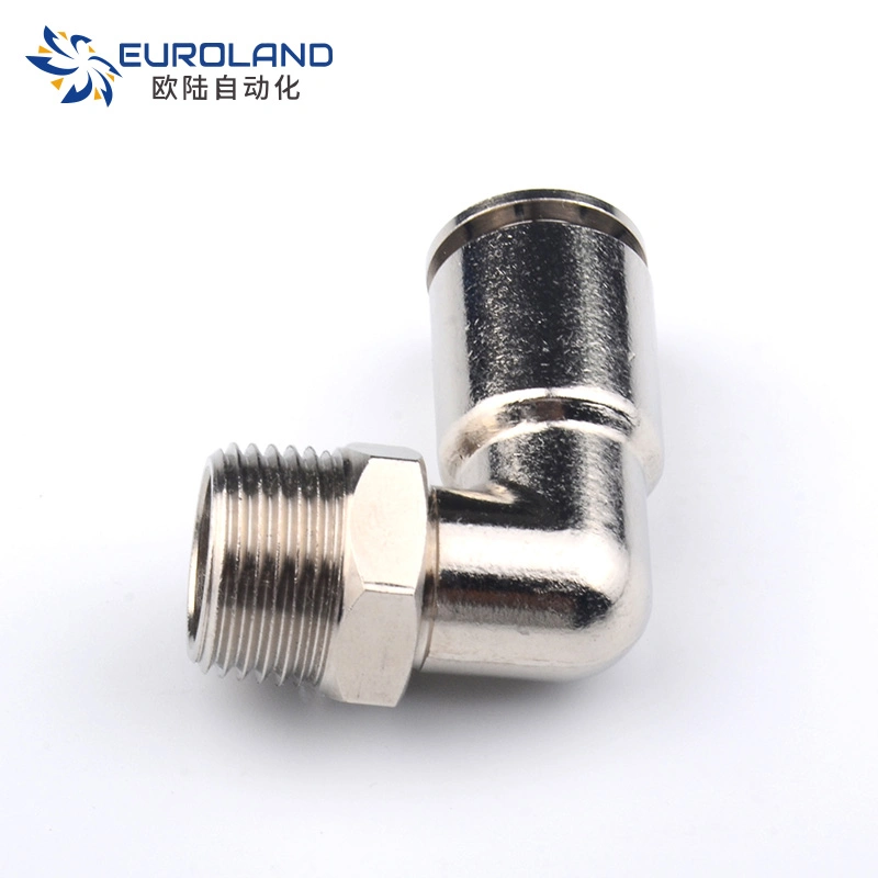 Oulu Anmaspc Euroland Factory Outlet Elbow Copper Male Pneumatic Connector Pipe Fitting Air Hose Tube Accessory Conduit Joint