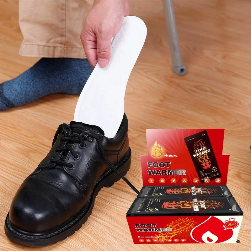 Factory Supplier Disposable Self Heating Activated Pad Warm Patch Footwarmers Heating Insole for Shoes