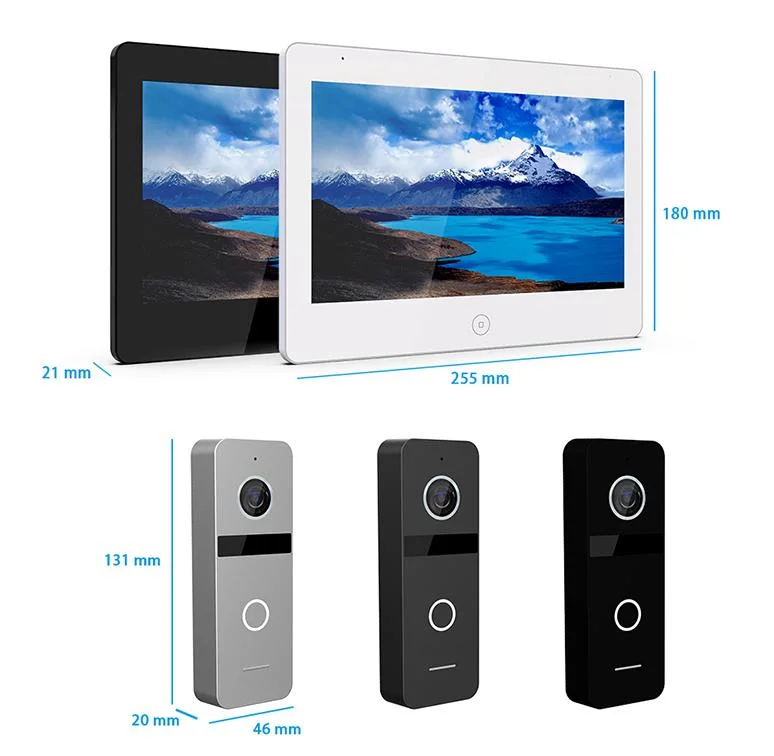 HD-Speicher 10 Zoll Home Security IP Video Doorphone Intercom System