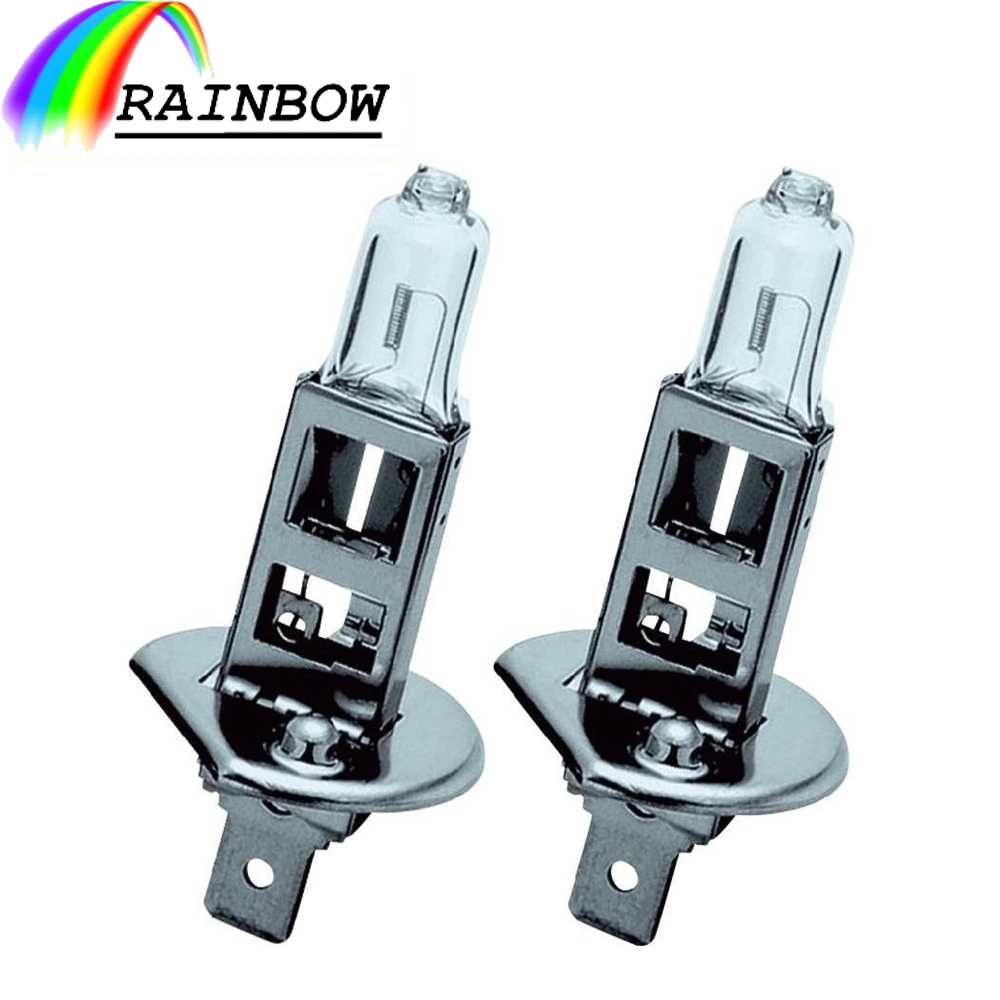 Bombillas halógenas brillantes H1 H3 H4 H7 H15 55W 12V 6000K coche lámpara halógena Auto Faro delantero Fog Bulbos para Vehículos vehículos