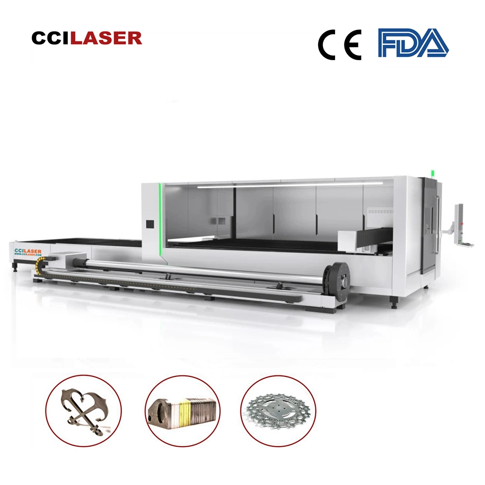 1000W~6000W Automatic Loading and Unloading Metal Pipe Tube Laser Cutting Machine for Stainless Steel Carbon Steel Alu Brass Copper Cutting