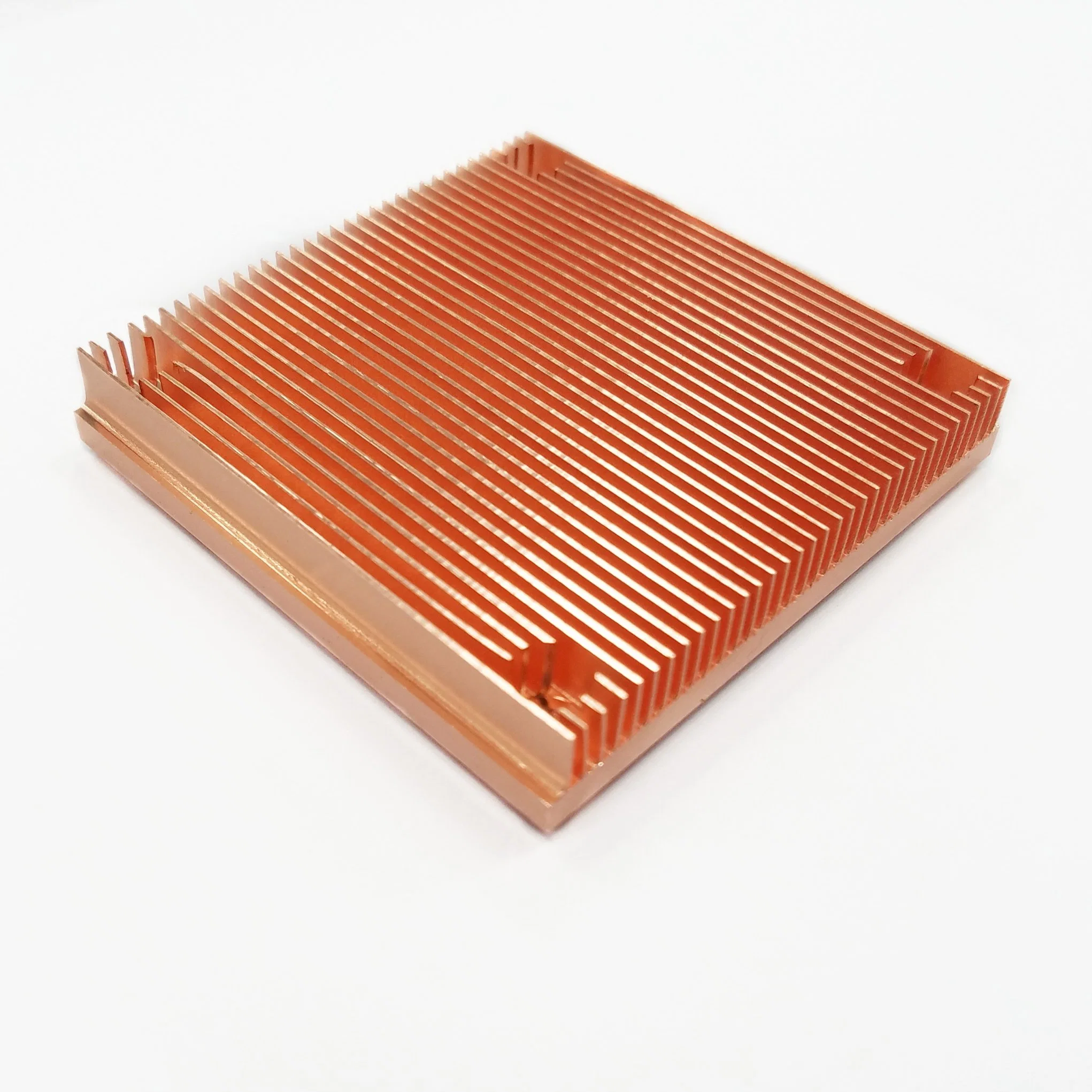 Custom High Precision CNC Machining Skiving Copper Heatsink