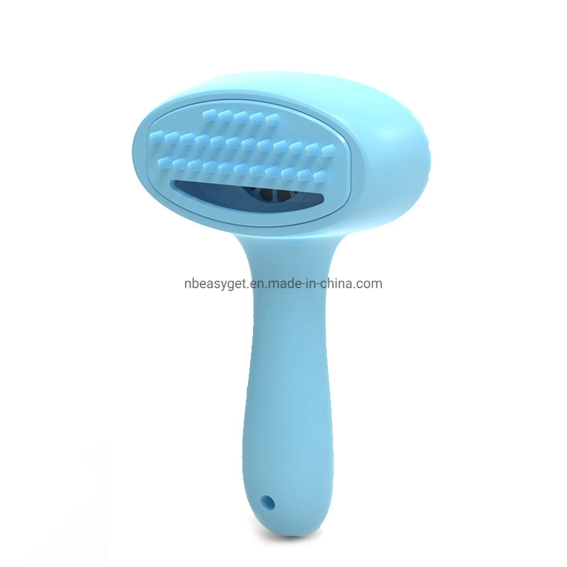 Aspirador de cão Remoção de cabelo aspiração de cabelo dispositivo de barbear Portátil Escova de limpeza de massagem com pente para animais de estimação sem fios Esg12635