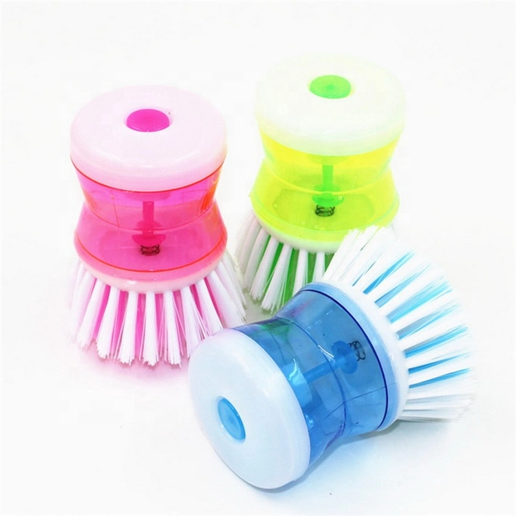 Kitchen Sanitary Non-Stick Oil Automatic Liquid Addition Dishwashing Cleaning Brush3 Buyers