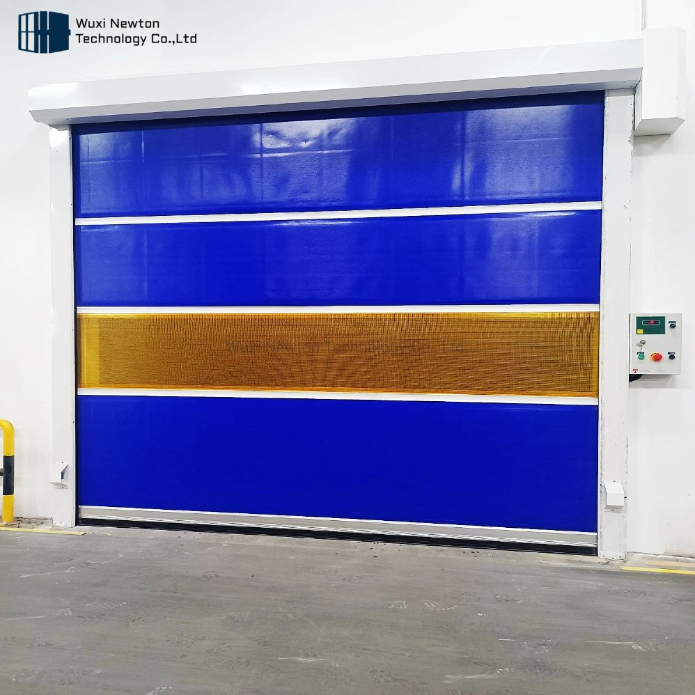 Rouleau de porte à haute vitesse jusqu'obturateur haute vitesse isolés PVC Portes Industrielles de porte