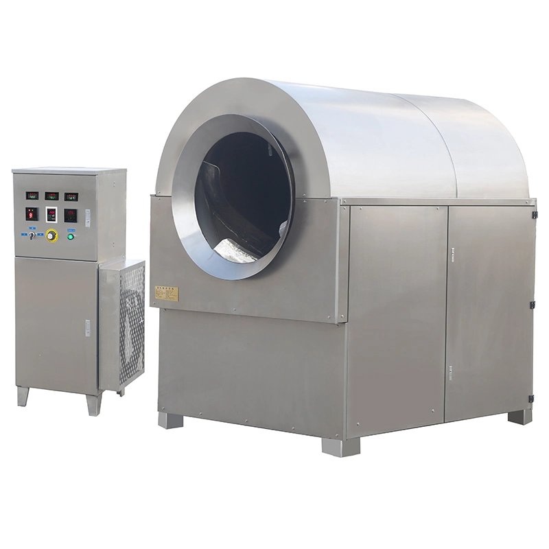 Electric Almond Roaster Production Machine Sunflower Seeds Chick Peas Soybean Roasted Machine