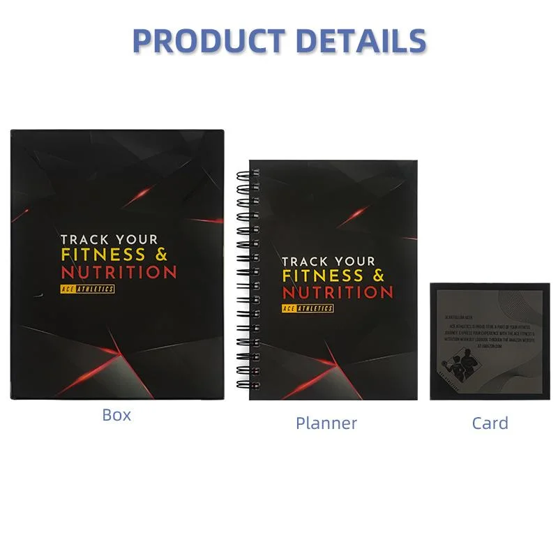 Hot Sale Journal de conditionnement physique et Planner Planificateur d'experts d'entraînement