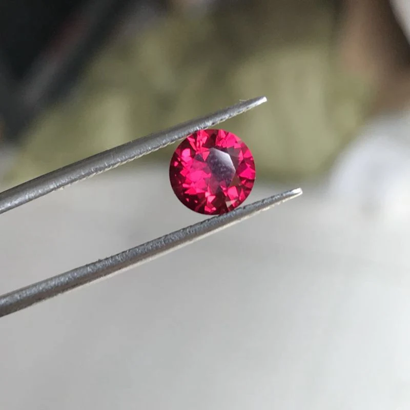 5# Red Color Synthetic Corundum Ruby Stone Price for Red Corundum Jewelry