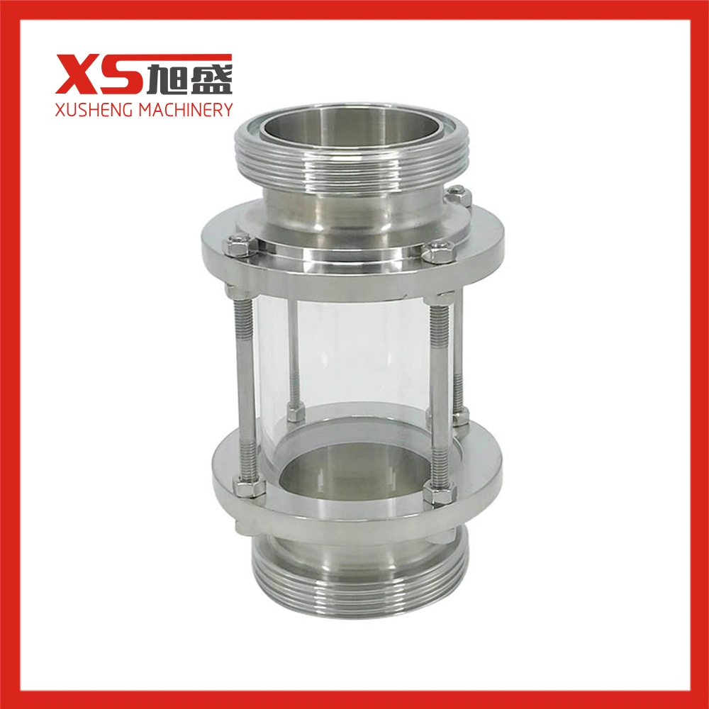 Sanitary Stainless Steel Union End Sight Glass with Nut