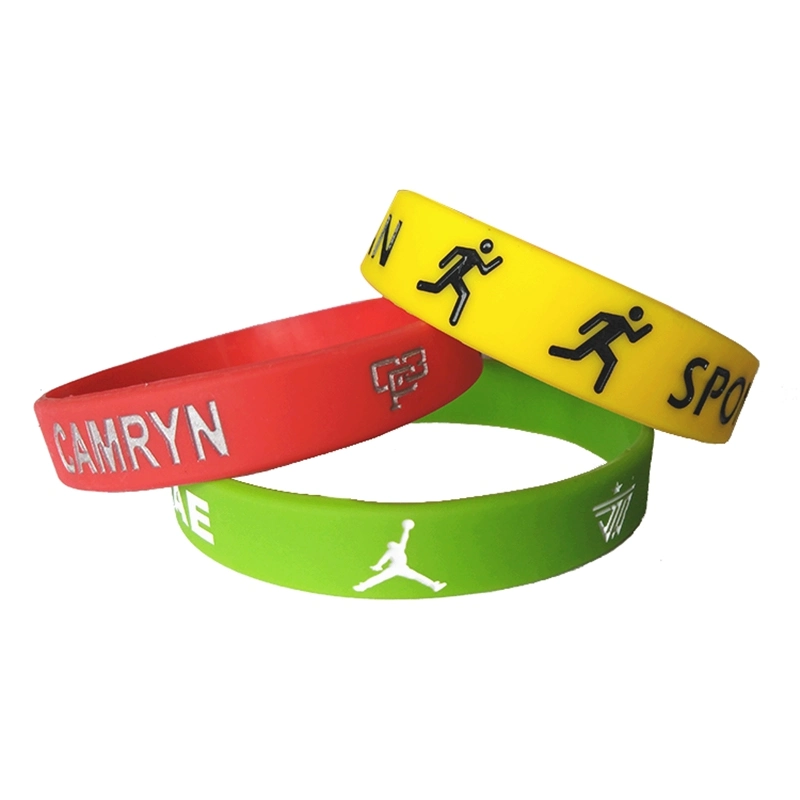 High quality/High cost performance  Custom Promotional Silicone Wristband Bracelet