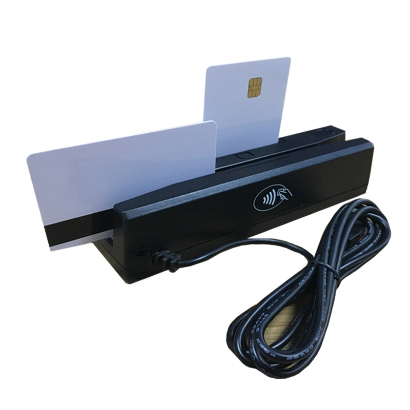 Lecteur de carte à bande magnétique sans contact multifonction USB Hcc110 (HCC-110)