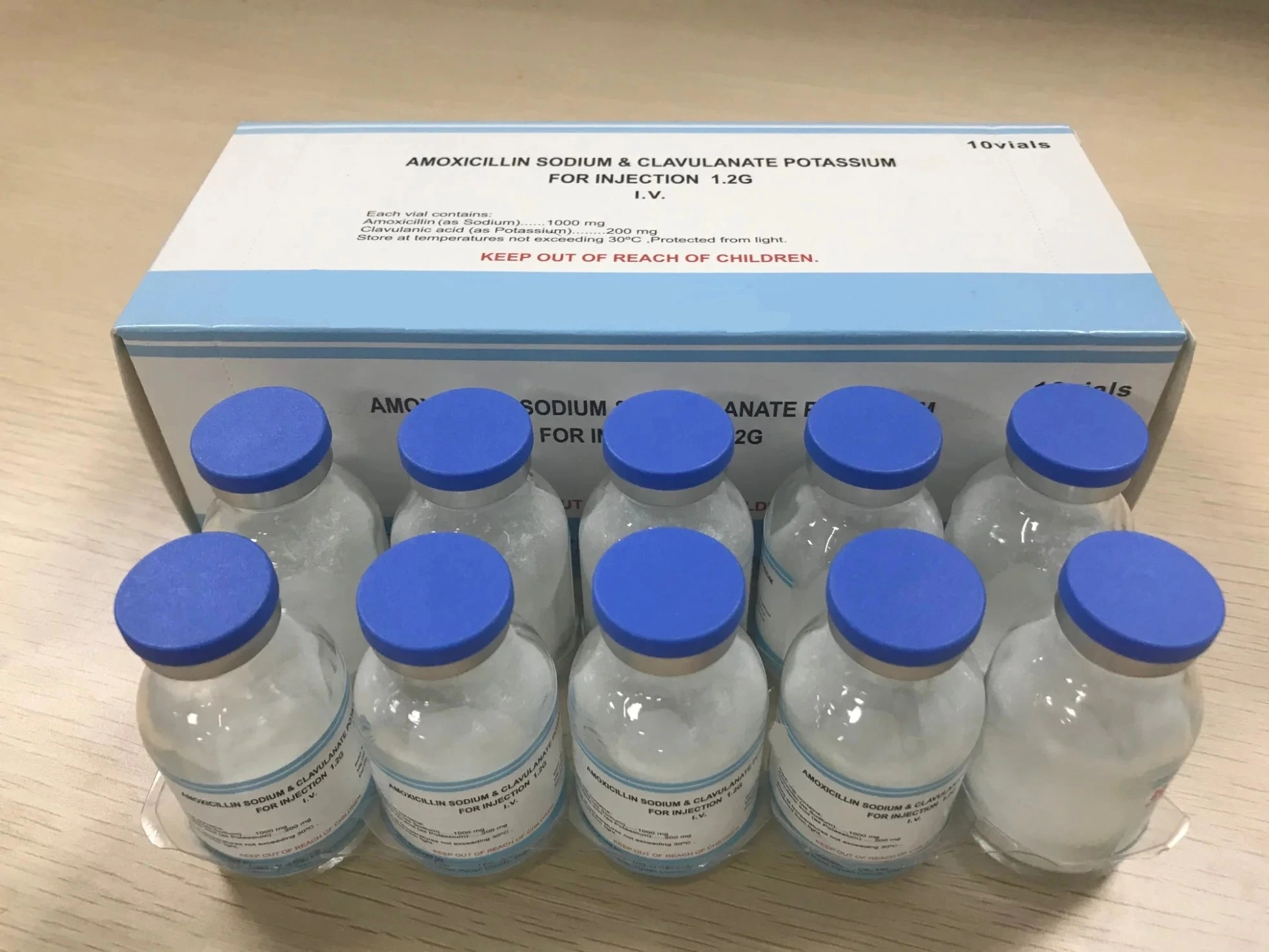 Amoxicilina y Clavulanato suspensión de potasio 228,5mg/5ml