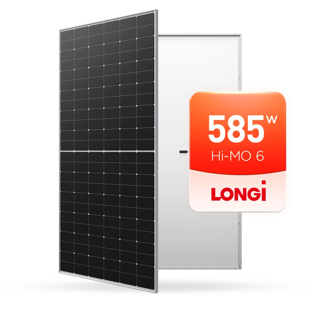 Longi Half Cell Solar Panels N Type 580W 585W 590W 600W Watt PV Modules China Half Cell Solar Panel Wholesale/Supplier