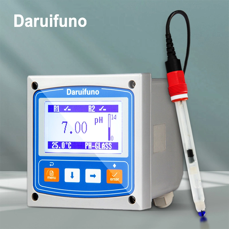 RS485 Interface Water pH Tester Online pH Meter with Temperature Compensation