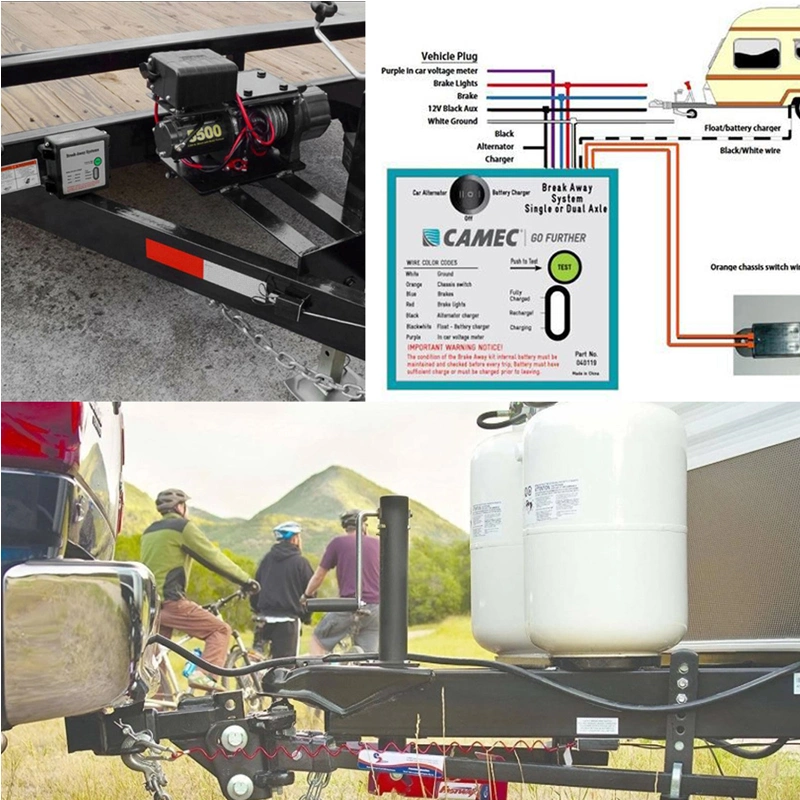 Interruptor de desconexión de seguridad para frenos de remolque eléctricos Caravana Camper Brakeaway