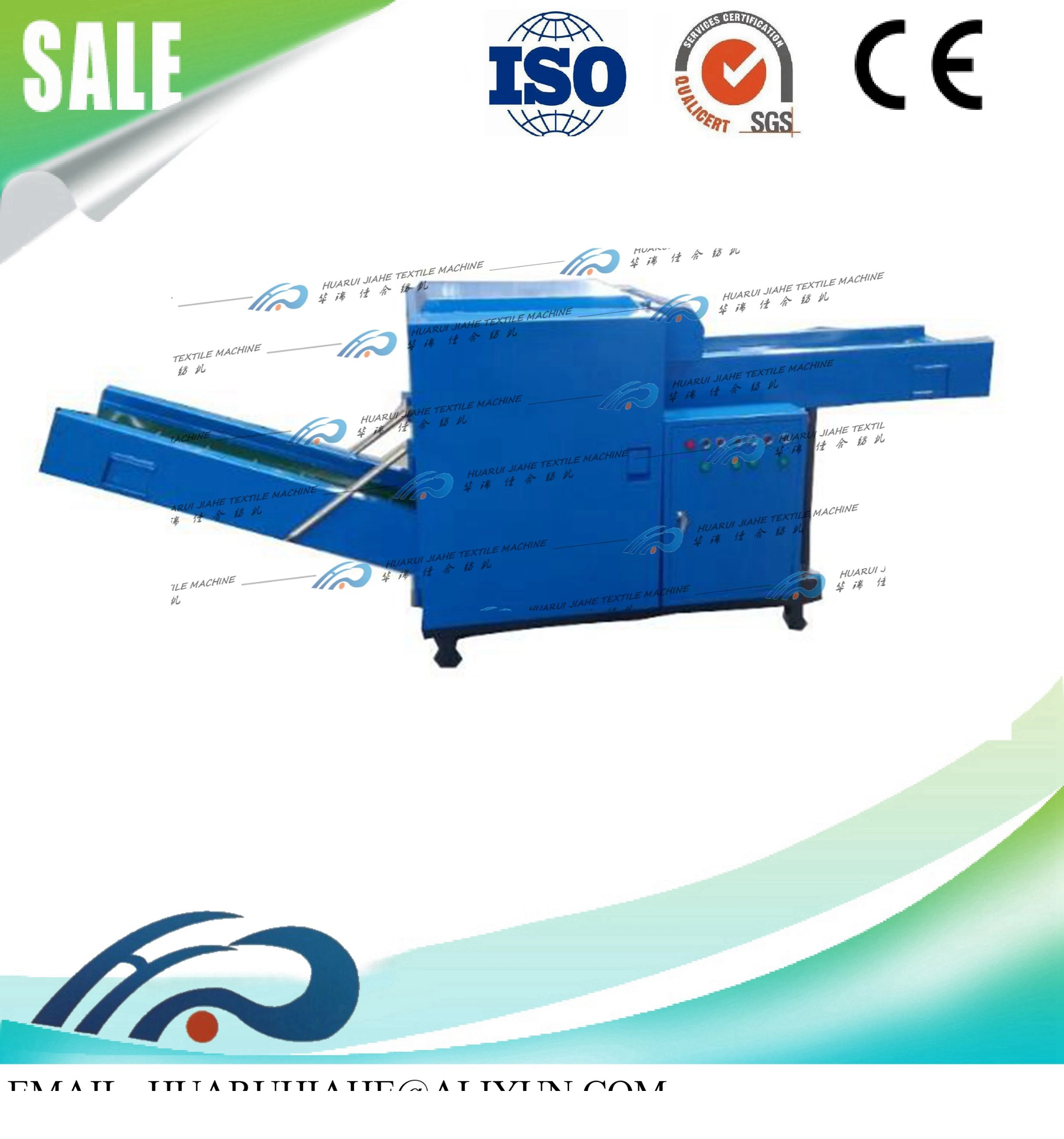 Fabric Waste Cutting Machine for Recycling for Jeans/Clothes/Fabric Cotton Foam/ Textile Waste Waste Yarn Opening Machine Cotton Waste Cleaning Slitter Machine