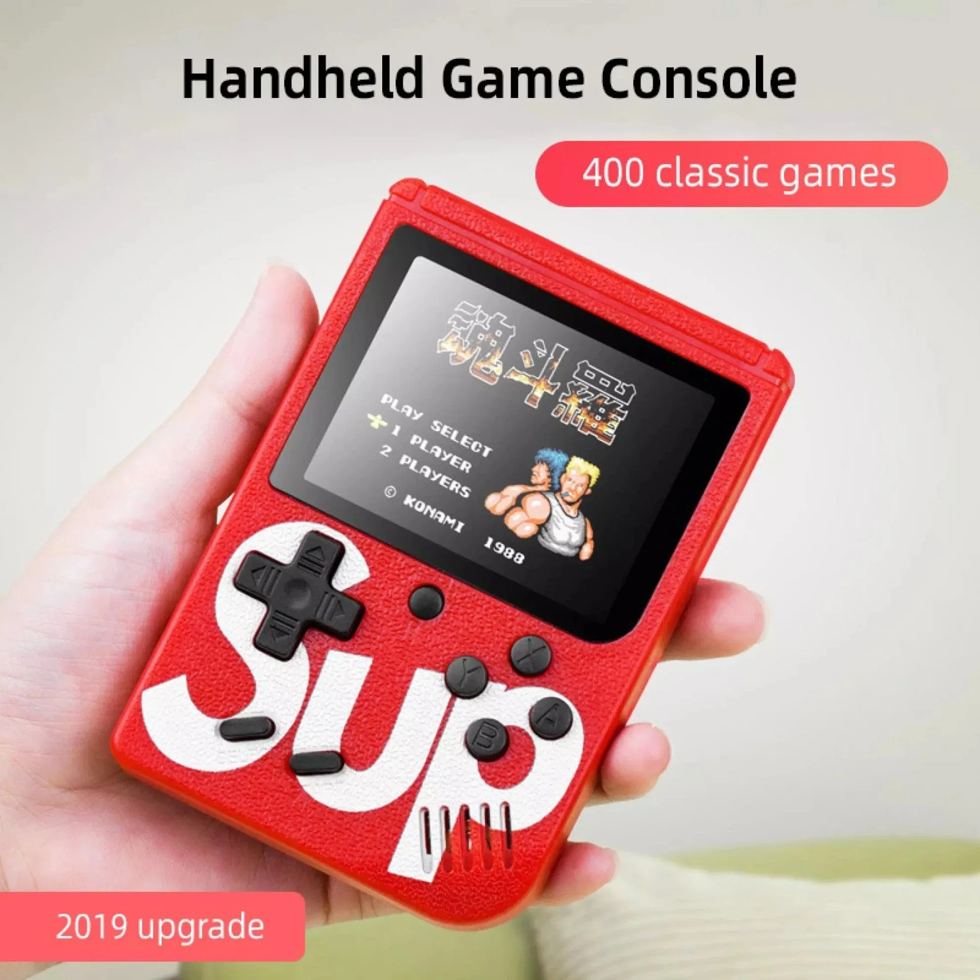 Lecteur de jeux vidéo prix d'usine portable Retro console de jeu Mini-manette de jeu de poche intégrée pour les jeux classiques 400 pour enfants