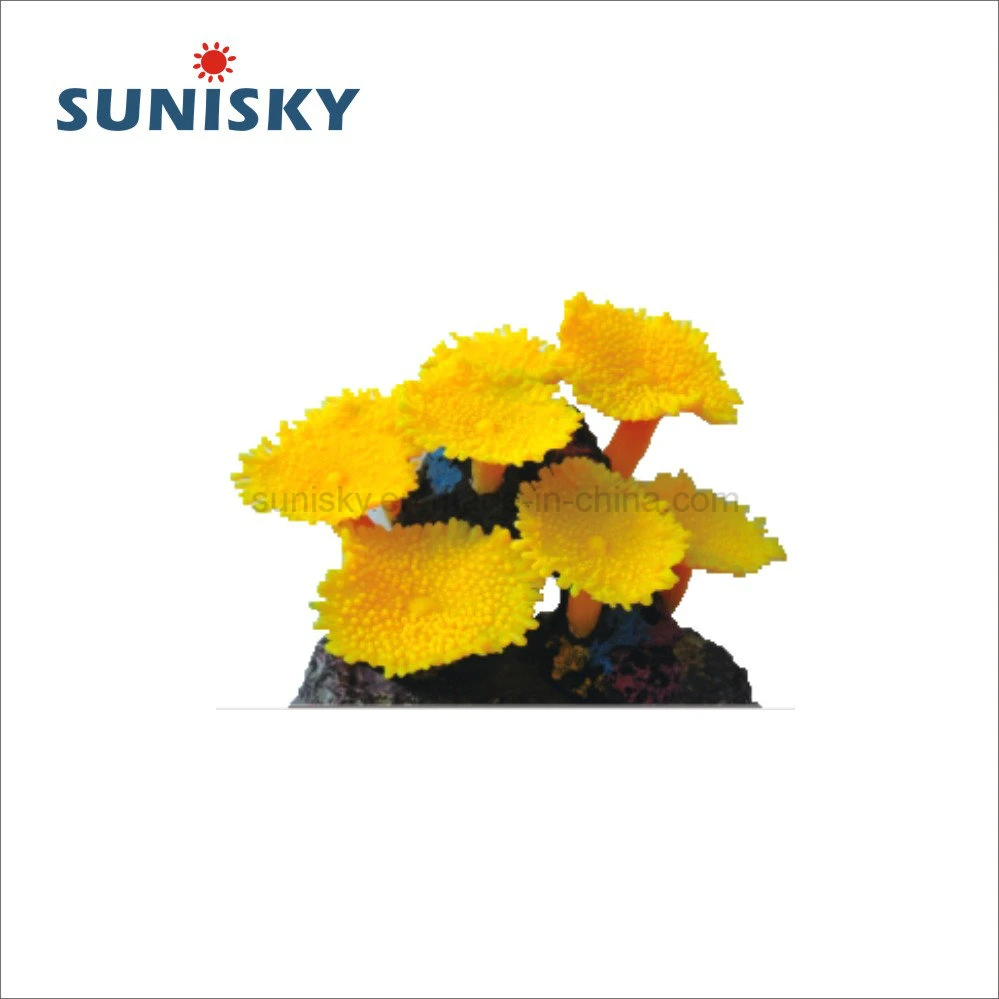 Sh 9100L PU Polyresin & PVC Coral Soft Artificial Aquarium Decorative Ornament for Fish Tank