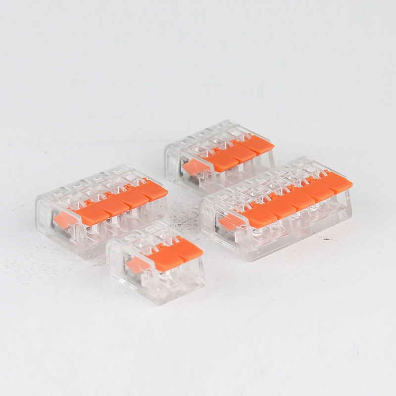 Plastic Quick Clamp Electric Cable Wire Connector plug in terminal block