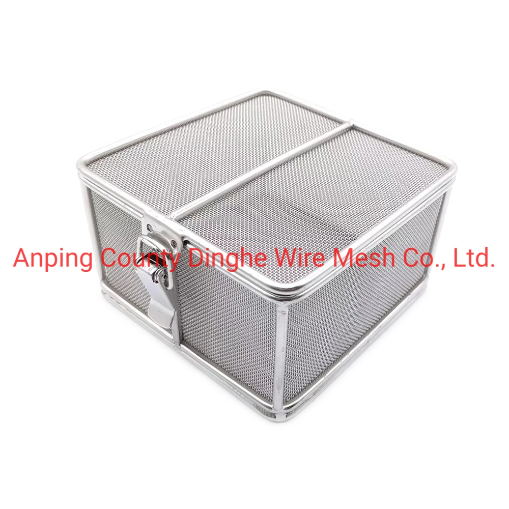 Sterilization Medical Instruments Wire Mesh Disinfection Basket