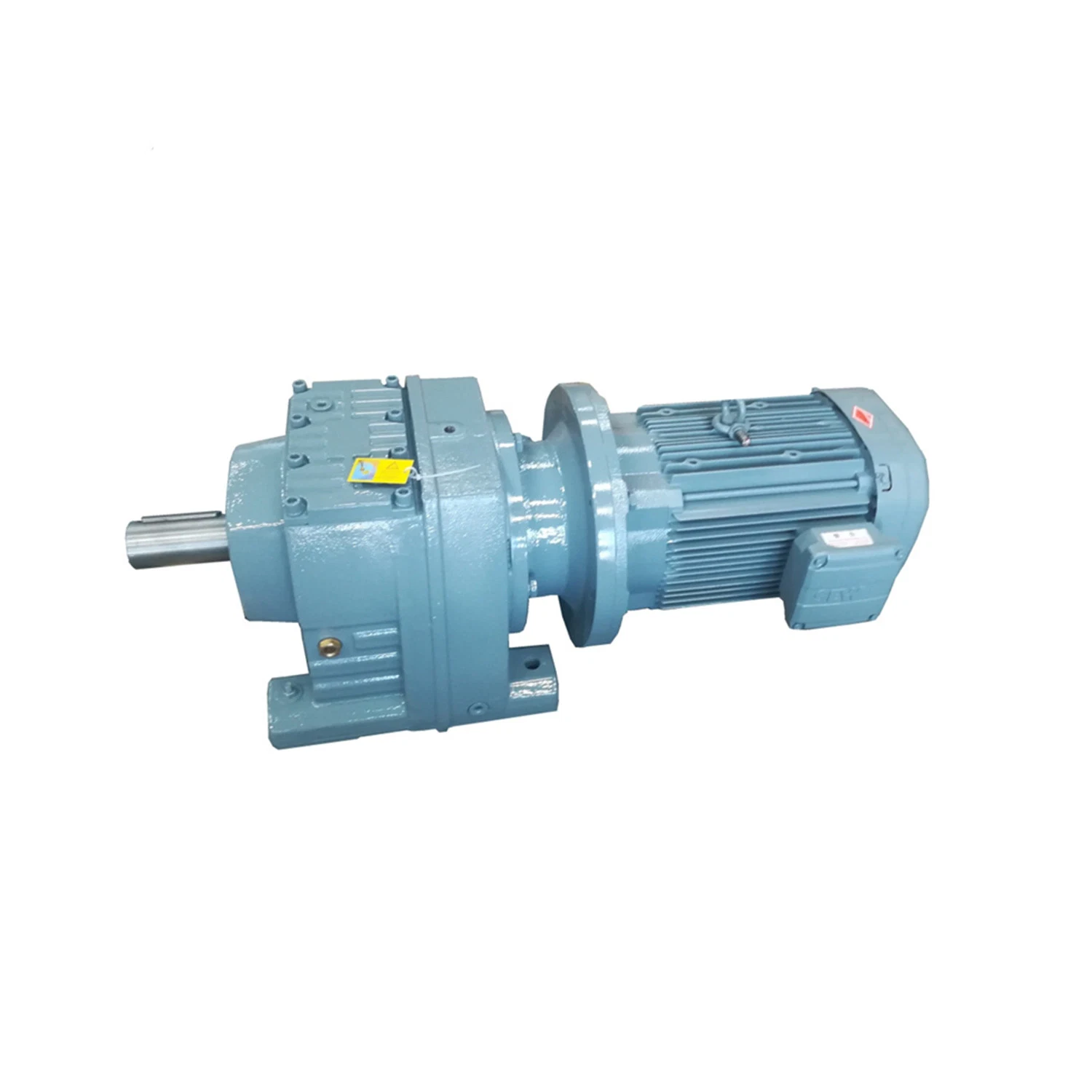 Inline Shaft Helical Gear Reducer AC Geared Motor for Conveyor Transmission