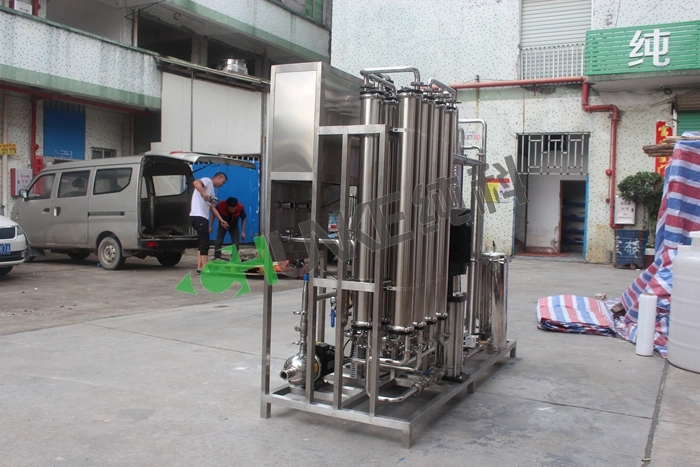 Commercial 2000L/H River Water Purification System Have UV Sterilizer for Drinking Water