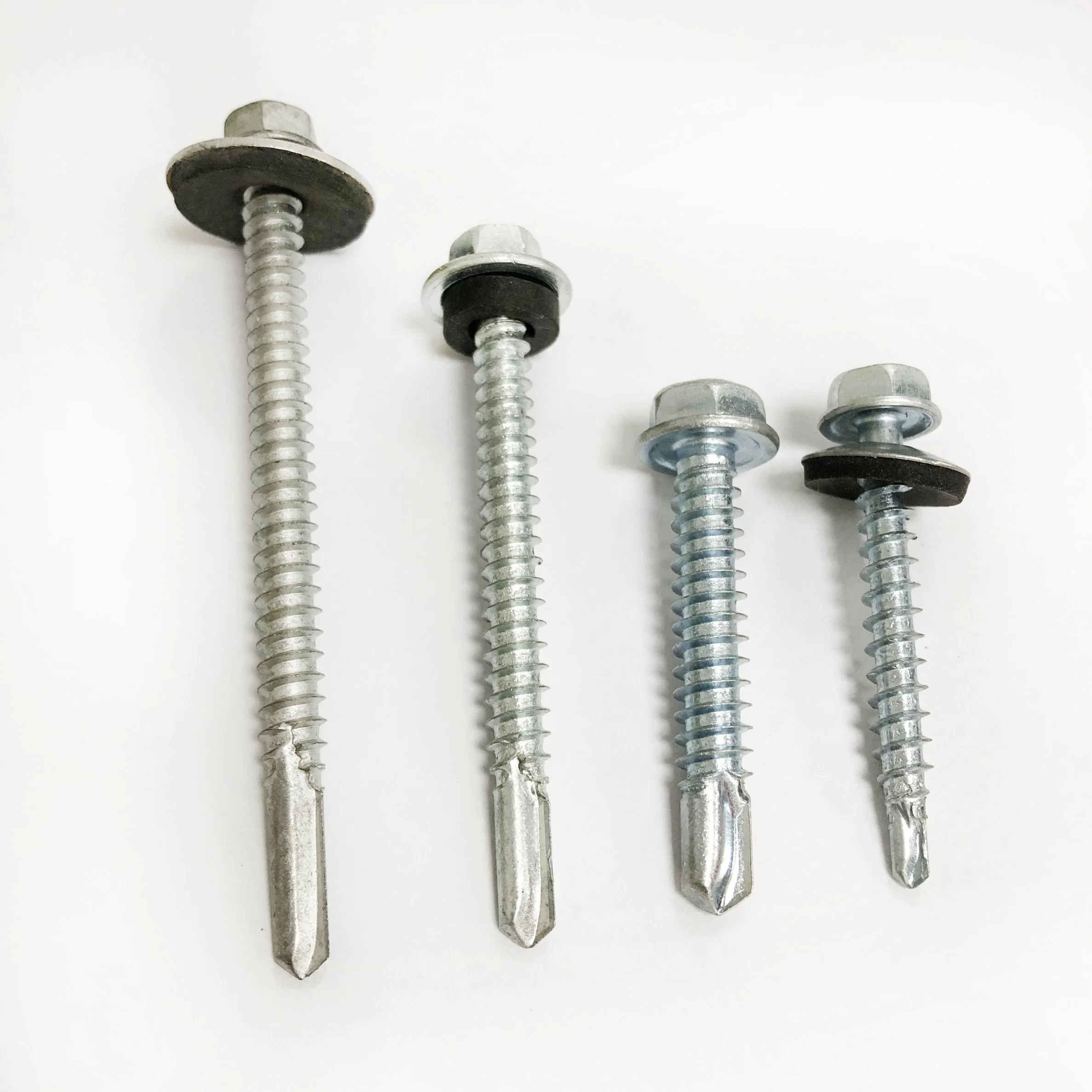 Painted Color Hex Washer Head Self Drilling Screw Cap for Roofing Screws with EPDM Washer