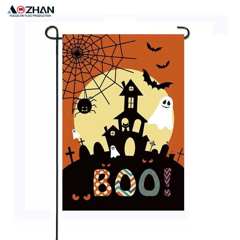 Водонепроницаемый флаг Halloween Garden Flag для использования на открытом воздухе и флаг пользовательского стиля