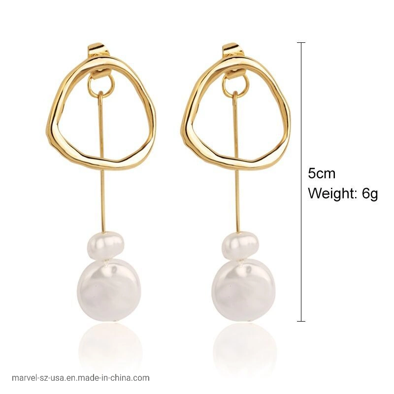 Women Gift Elegant Fashion Jewellery Pearl Drop Earrings