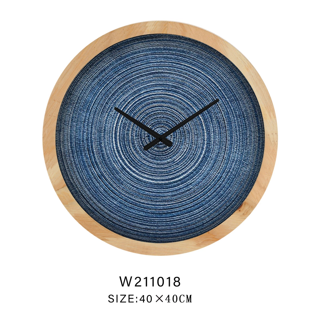 2023 Newest Popular MDF Vaneer Wall Clock 40cm