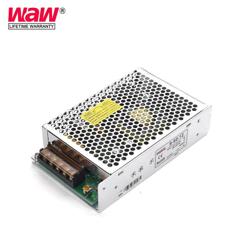 50W 5V 10A AC/DC Switching Power Supply with Overload Protection