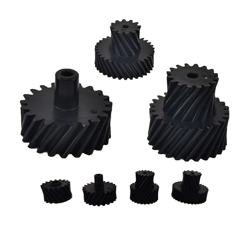 Injection Mold and Molding for Plastic Helical Gears / Bevel Gears