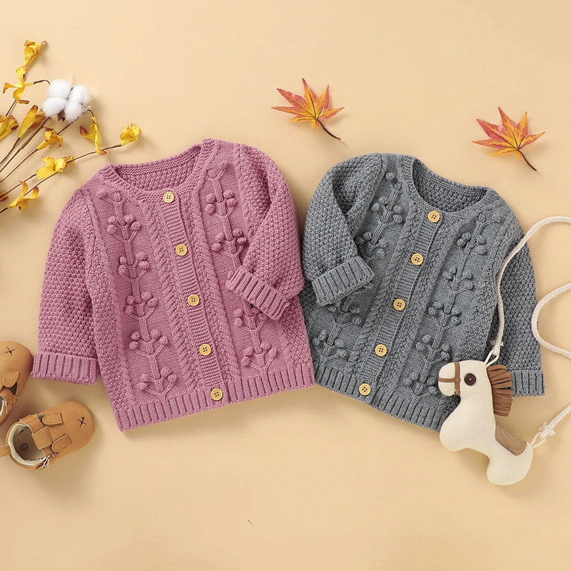 Infant Apparel Baby Knitted Coats Baby Sweater So Beautiful Design