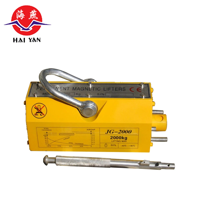 0.1 to 10 Tons Permanent Magnetic Lifter Without Electric