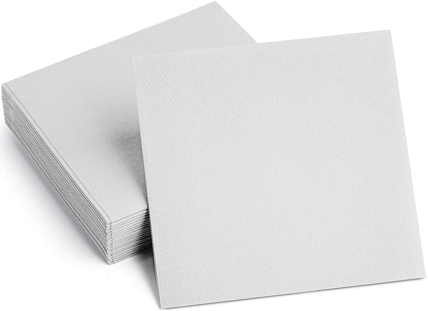 200 Linen-Feel Beverage Napkins - Disposable Cocktail Napkins - Soft &amp; Absorbant Elelgant Paper Napkins for Bar, Caf&eacute; , Restaurant or Event