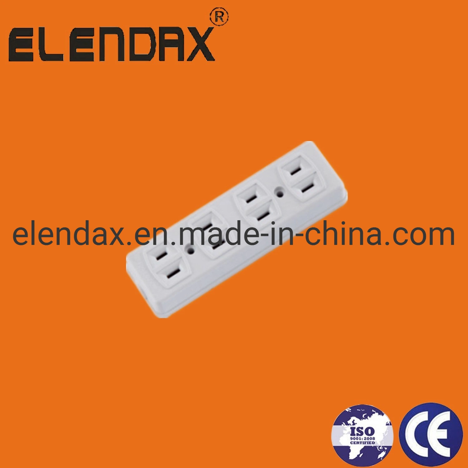 American Style Four Way Extension Socket