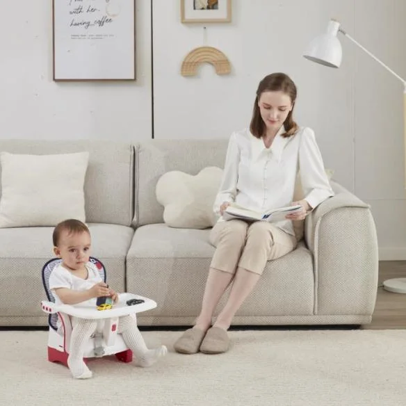 Multifunctional Baby Dining Chair with Detachable Dinner Plate