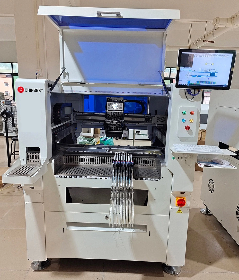 Chipbest Js-8Plus de alta precisión automática máquina de fabricación de PCB Asamblea de la máquina de recogida y entrega de chip de LED LED Mounter Pick y colocar la máquina