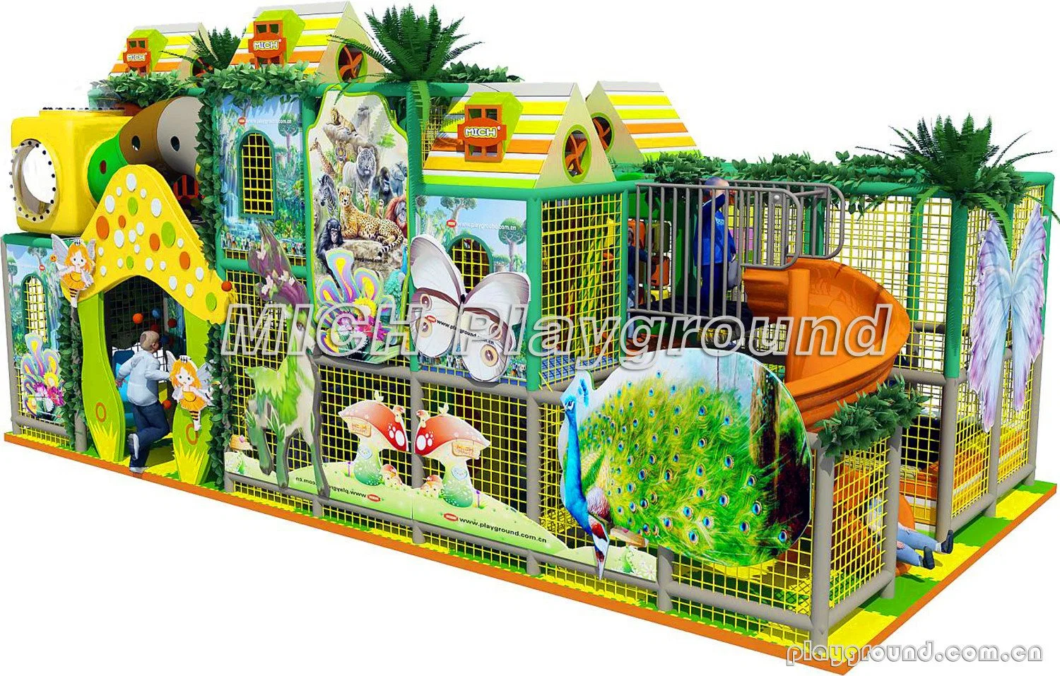 Forest Theme Mich Commercial Kids Indoor Playground Sets