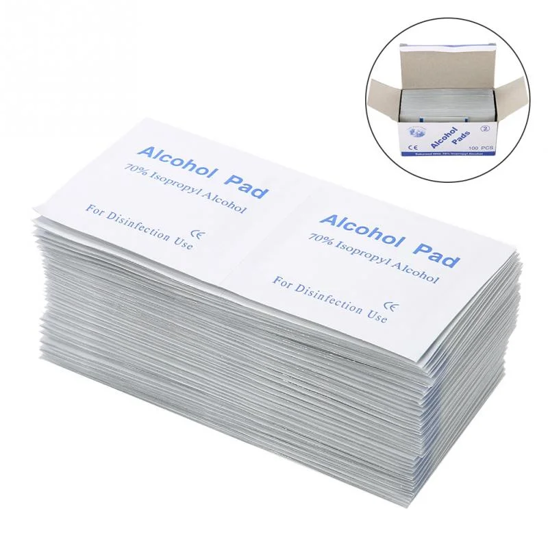 Disposable Medical Now-Woven Fabric Sterilization Disinfection Alcohol Swab Pad